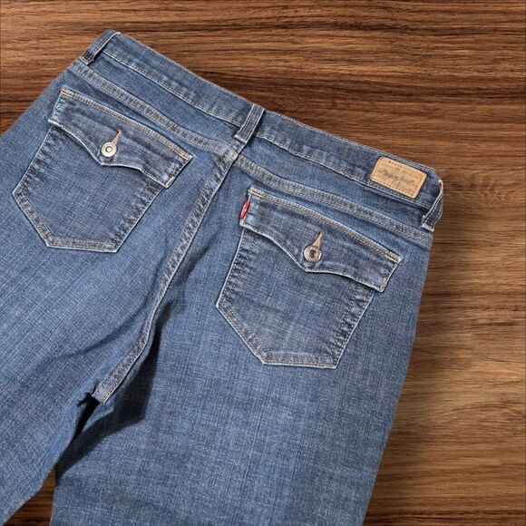 Levi's Perfectly Slimming Bootcut 512 Blue Women's Jeans Plus Size - Picture 4 of 6